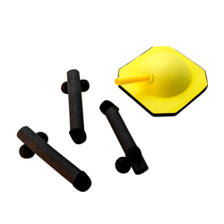 Cock rockets game on a white background