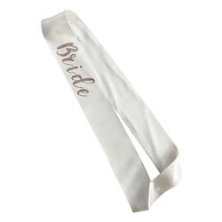 Luxury Bride to Be Sash on a white background