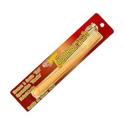 Willy shaped toothbrush in packaging