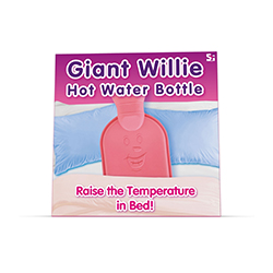 Willy Hot Water Bottle From A Birds Eye View