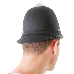 The back of the helmet