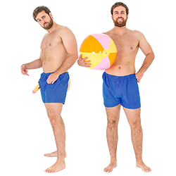 A double image showing the feature both out and hidden