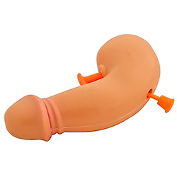 Hilariously Shaped Small Willy Water Pistol On White Background