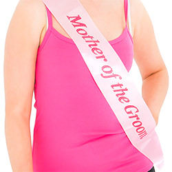 A model wearing the sash