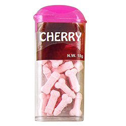Close up of the cherry flavour