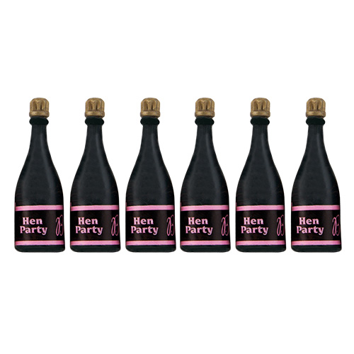 Hen Party Bubbles Pack of Six
