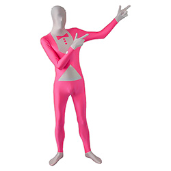 Pointing Pink UV Tuxedo Morphsuit