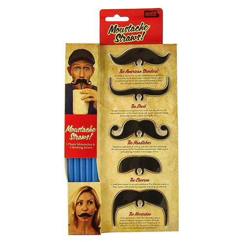 Moustache Straws - £1.99 - Last Night of Freedom