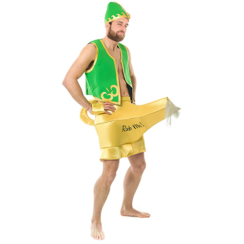 Green and Gold Genie In The Lamp Outfit