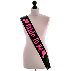 Black Miss Chief Bride To Be Sash