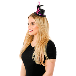 Black Mini Bride to Be Top Hat