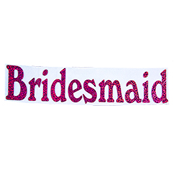 Bridesmaid Iron On Transfer