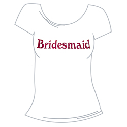 Drawing of a shirt with the transfer on