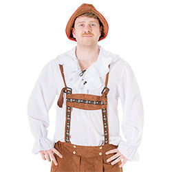 Close up of the top half of the outfit