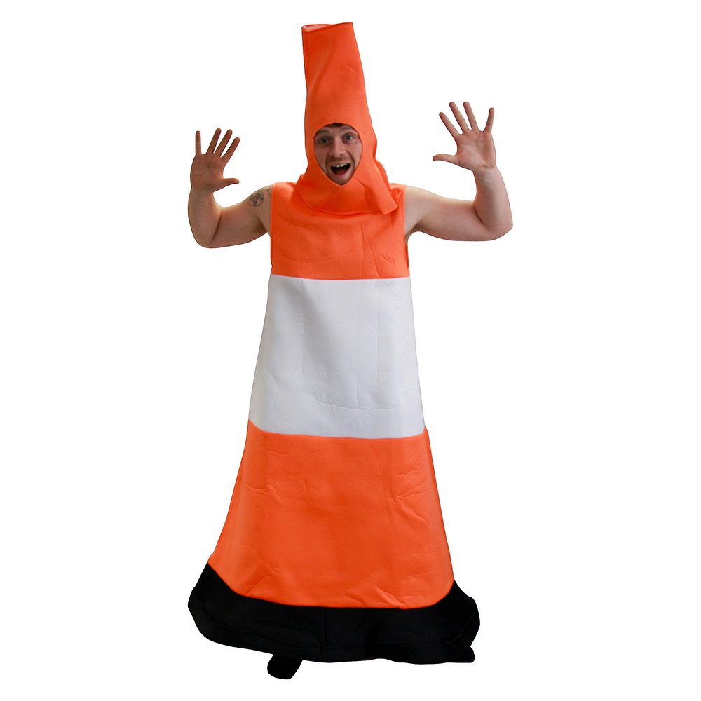 adult construction cone costume