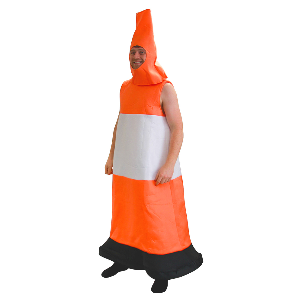adult construction cone costume