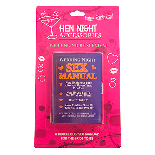 Wedding Night Sex Manual £209 33 In Stock Last Night Of Freedom 