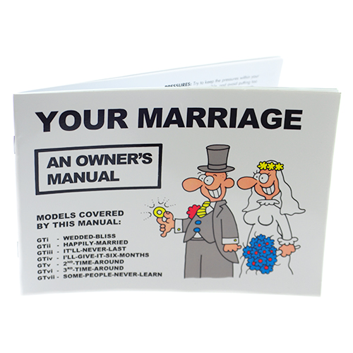 Your Marriage - An Owner's Manual