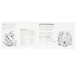 The inside of the book