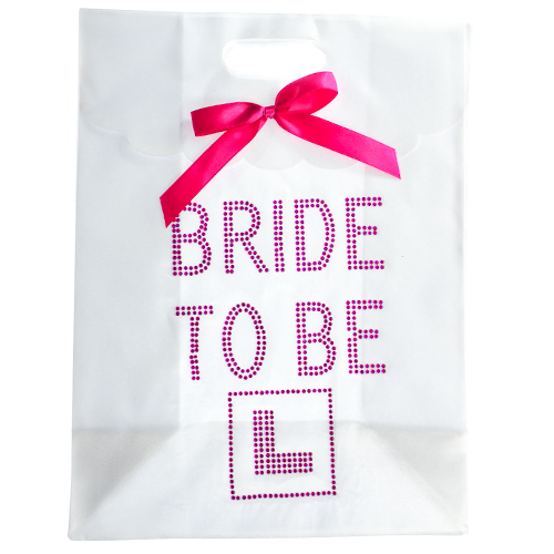 White Bride To Be Bag In Front Of White Background