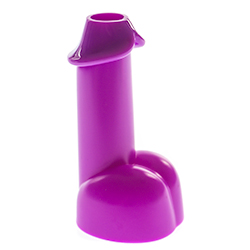 Purple Neon Willy Shot Glass 