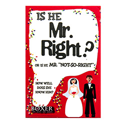 Is He Mr Right Card Game Packet