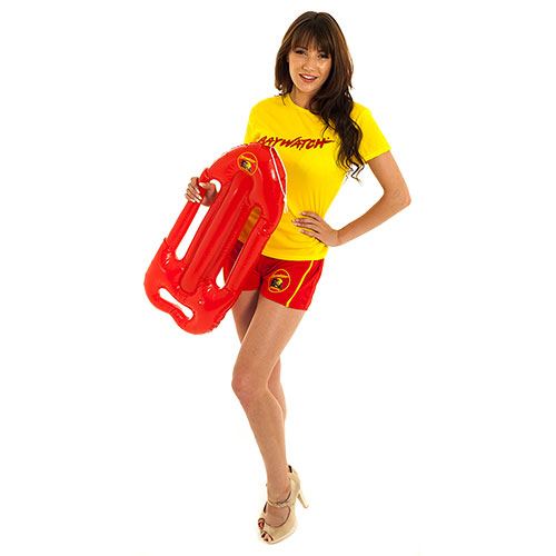 Baywatch beach costume.