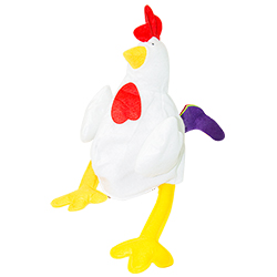 Chicken shaped hat, great for hen parties