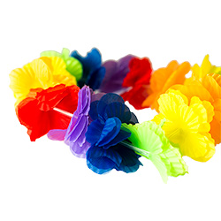 Close Image Of Flowery Lei