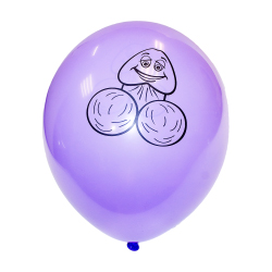 Purple willy balloon 