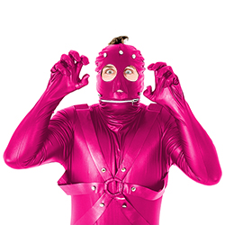 Hot Pink Gimp Costume