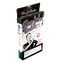 The Blow Job Undies packaging