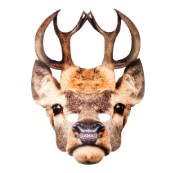 cardboard stag mask 