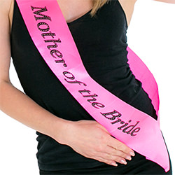 A model wearing the sash