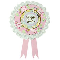 Vintage Design Hen Party Rosette