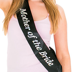 A model wearing the sash