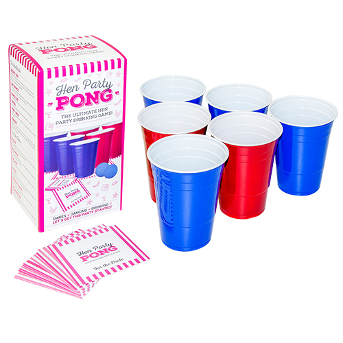 Hen party beer pong.