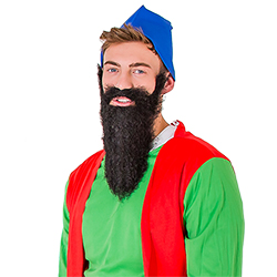 The black beard modelled by a gnome.