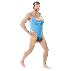 Side View Of Female Fitness Instructor Costume