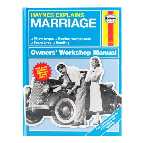 Haynes Explains Marriage book front cover