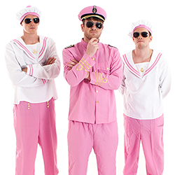 Three sailors wearing shades