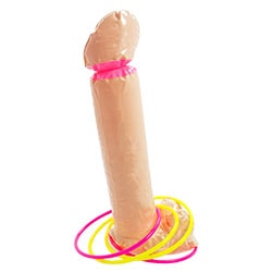 Some pink and yellow rings