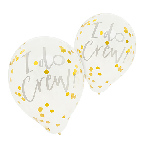 Two of the balloons against a white background