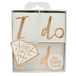 Pack of six I do crew sashes