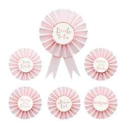 Full set of hen party badges