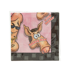 Hen party willy napkins.