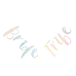 Shiny bride tribe bunting.