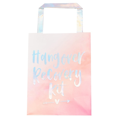 Hangover recovery kit gift bag