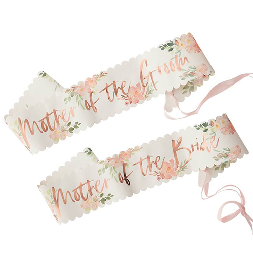 Two pack of sashes from the floral team bride range.