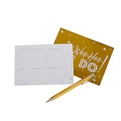 Woo Hoo Hen Do advice cards.